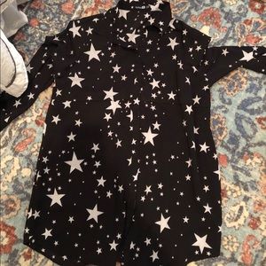 Star printed dress